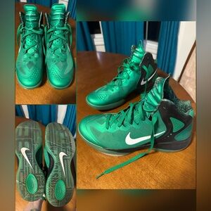 Men’s Nike Zoom Hyperenforcer Basketball Shoes - Green - Size 12 - like new